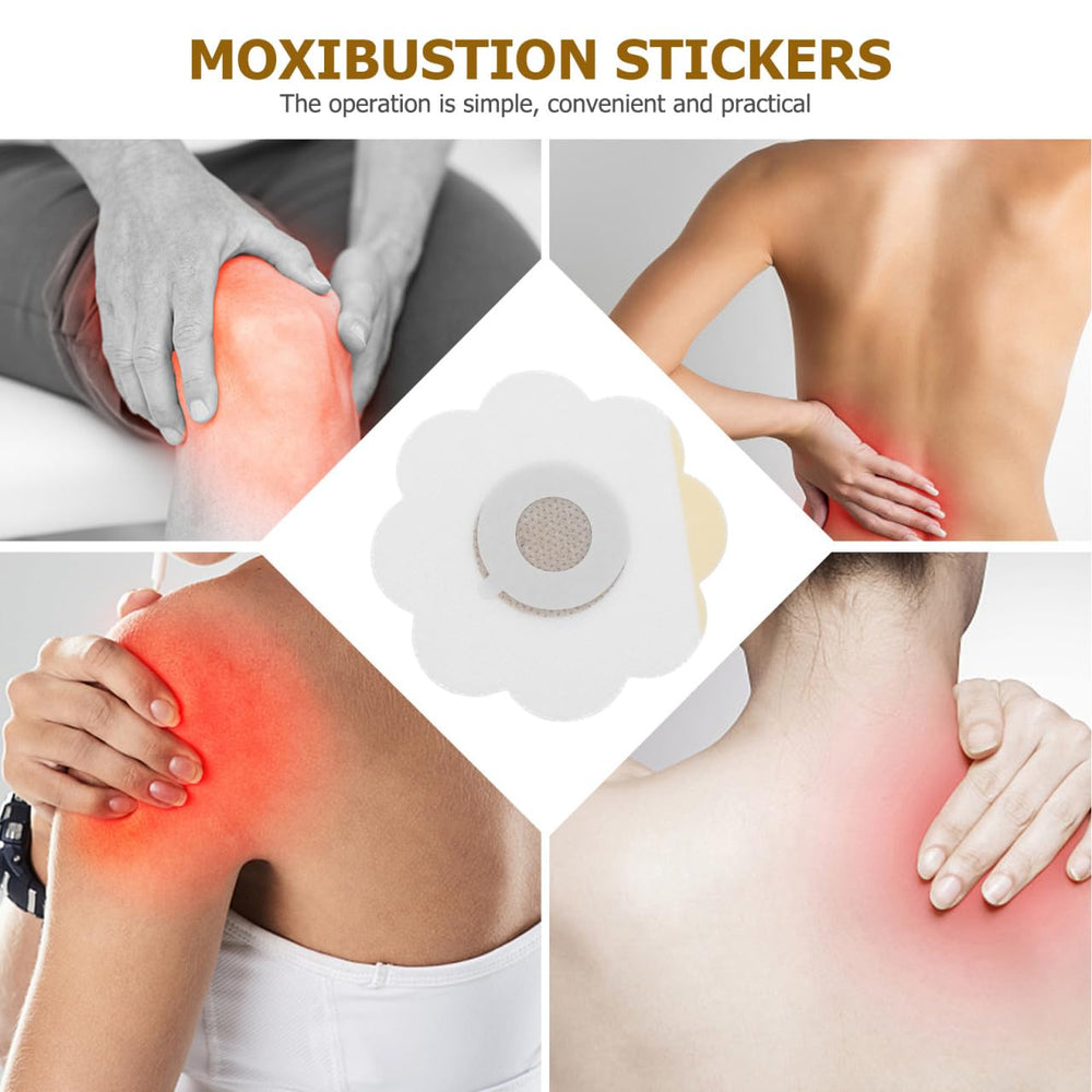 Compact moxibustion blank patch pack for travel