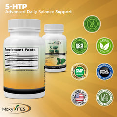 May help reduce carbohydrate cravings with 5HTP