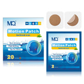 MQ motion sickness patches packaging in dark color for travel use