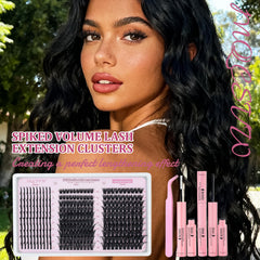 MQCsvw compact kit packaging keeps tools organized for at-home DIY lashes.