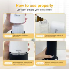 Weave Black diffuser with 8-item packaging