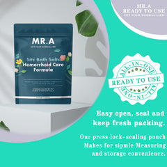 MR.A Sitz Bath Salt aroma profile release hints at calming scents