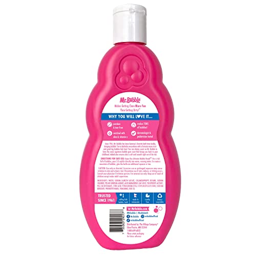 Two 16 oz bottles of Mr. Bubble Original Bubble Bath