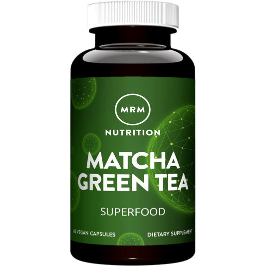 MRM Matcha Green Tea Capsules bottle and packaging