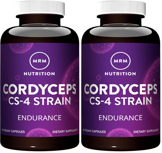 MRM Nutrition Cordyceps CS-4 bottle with capsules