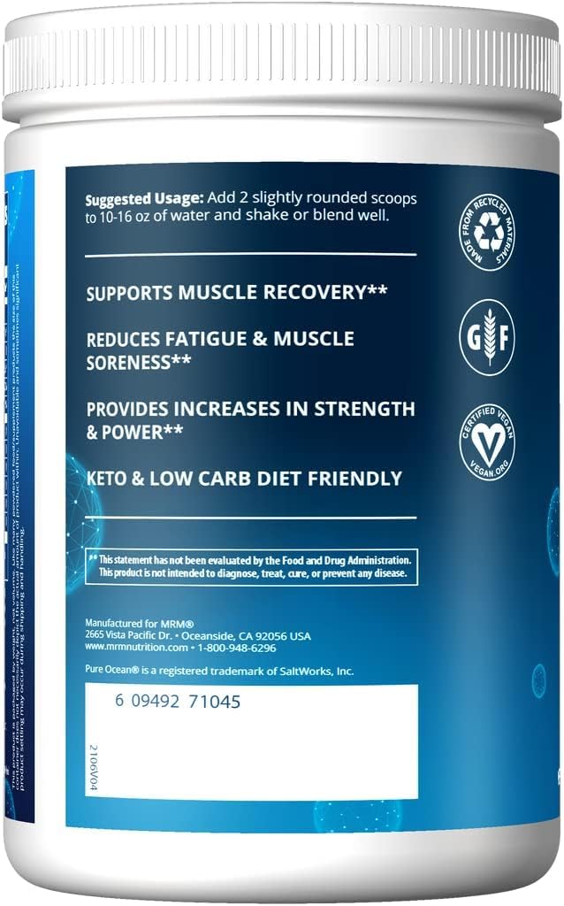 MRM Reload BCAA+G Island Fusion packaging front view