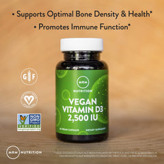 Vegan-friendly vitamin D3 capsules with lifestyle context