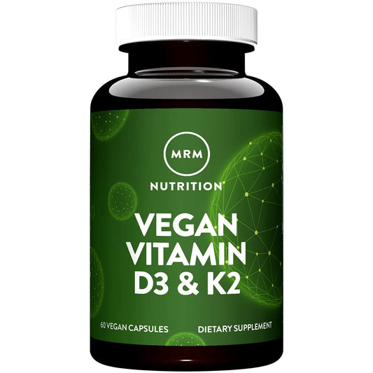 MRM Nuturition vegan Vitamin D3 & K2 bottle with 60 servings