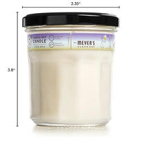 Mrs. Meyer's Clean Day Compassion Flower candle room-scene image creating relaxing ambiance.