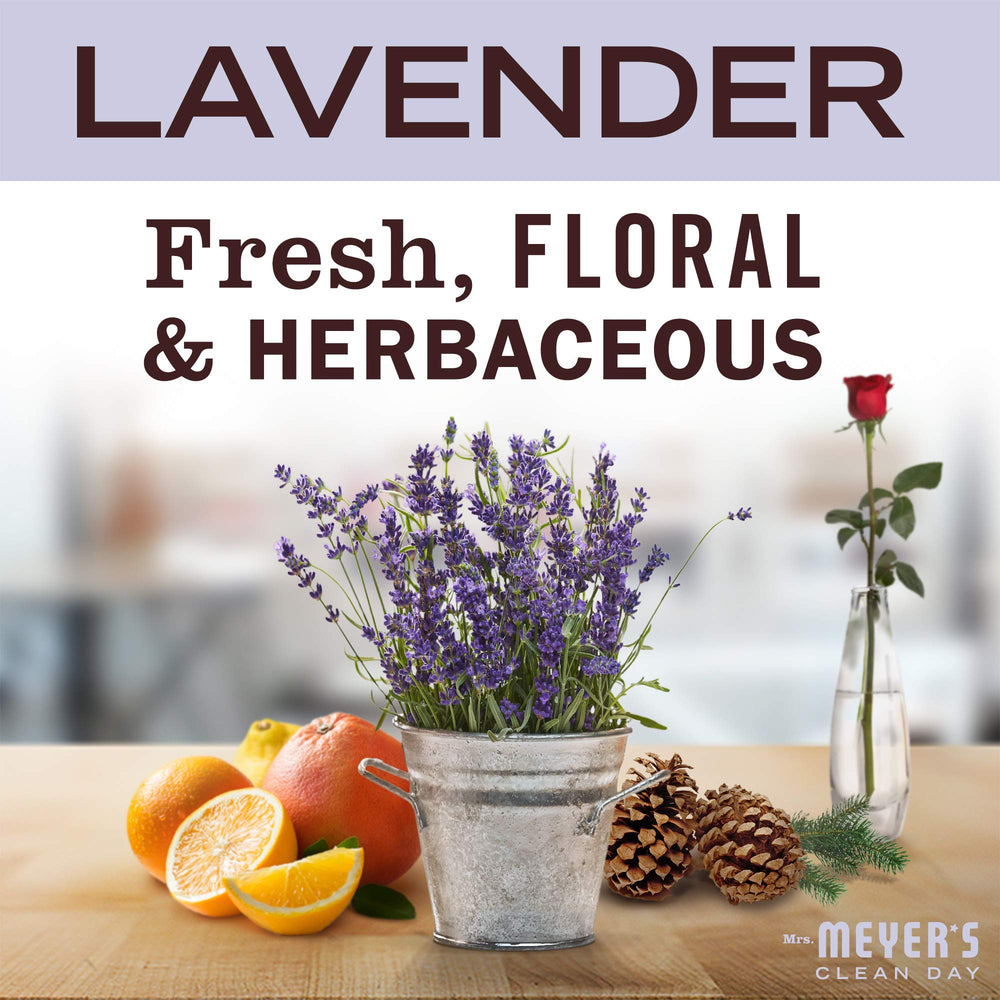 Lead-free wick inside lavender tin candle