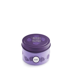 Decorative lilac tin candle from Mrs. Meyer's Clean Day