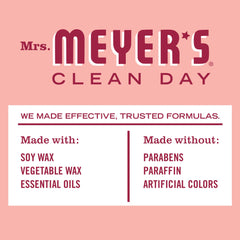 Gift-ready Rose Tin Candle by Mrs. Meyer's Clean Day