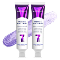 MSDRWIKEY 2-Pack 7-Pro Whitening Toothpaste front view