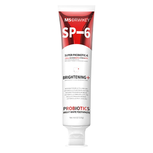 MSDRWIKEY SP-6 Probiotic Whitening Toothpaste bottle and packaging – 4.6oz