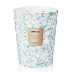 M&SENSE 35oz extra large marble jar candle