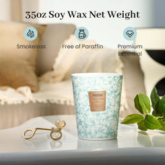 Gift-ready M&SENSE candle in marble jar