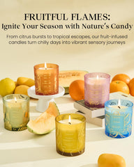 M&SENSE candle placed in a stylish room decor