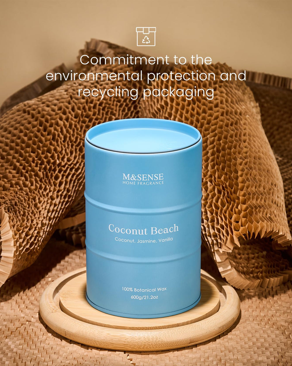 Eco-friendly packaging and recycled honeycomb paper