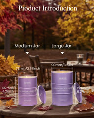 Gift-ready candle in elegant packaging