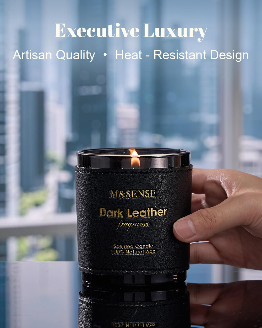 Premium gift box packaging for M&SENSE candle