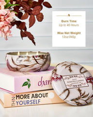 Sustainable packaging: recyclable tin and box