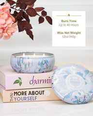 Burn time graphic for Ocean Waters candle