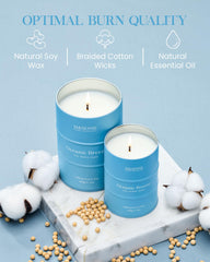 Gift-ready packaging box for Oceanic Breeze candle