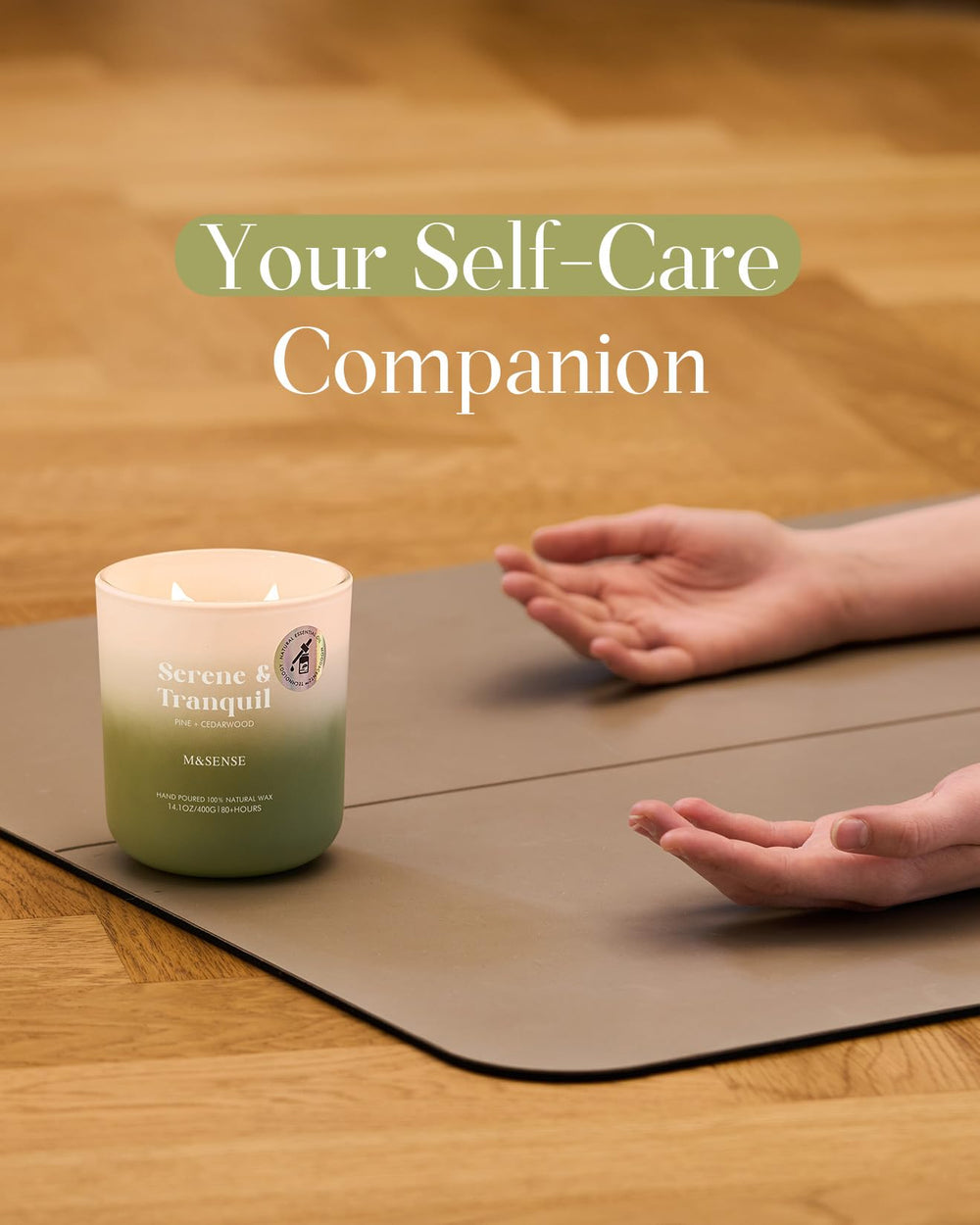Sustainable packaging: recyclable box for candle