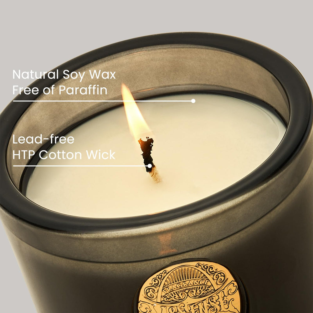 Candle infused with premium essential oils