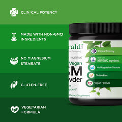Skin, hair, and nails health concept with MSM powder