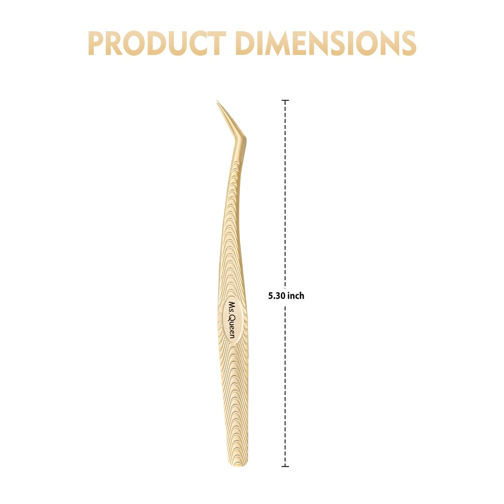 Ms.Queen lash tweezers packaging box shown for safe transport and storage