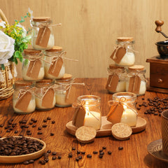 Pack of 50 wedding favor candles for guests