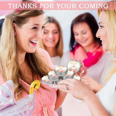 MTLEE pink travel tin candle is compact and ideal as a thoughtful party favor.