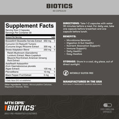 Probiotic and prebiotic blend supporting gut health and digestion