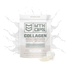 Eva Shockey Signature Series logo on MTN OPS collagen container