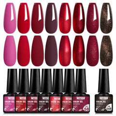MTSSII Bloody Mary sparkle finish for gift-ready manicures