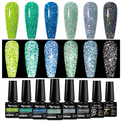MTSSII festive nail kit with versatile colors for special occasions.