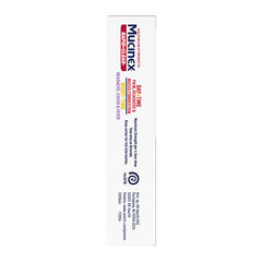 Mucinex Rapid Clear 12-plus age label communicates suitability for adults and older teens