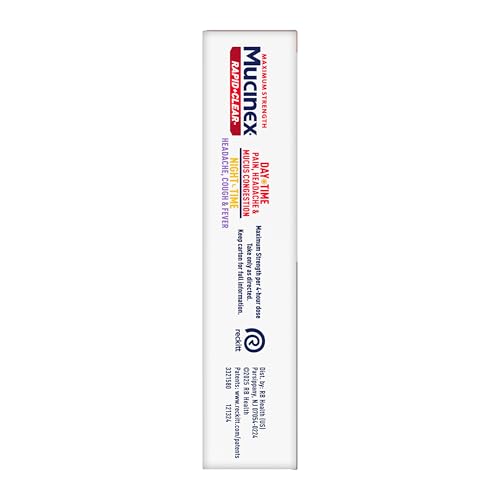 Mucinex Rapid Clear capsule texture close-up suggesting fast-acting relief.