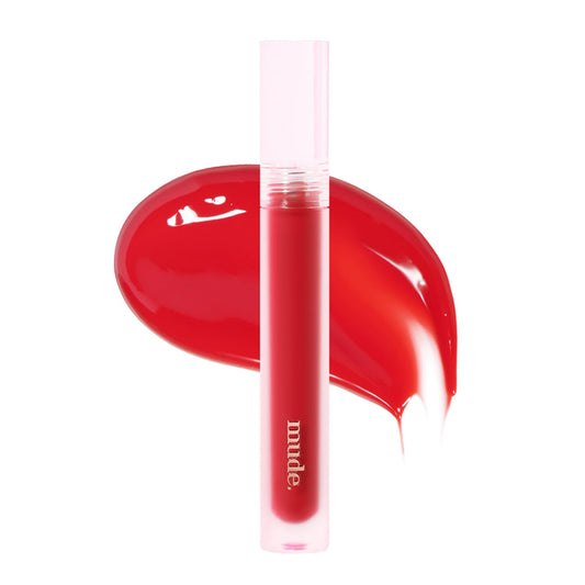 Mude Glacé Lip Tint 03 Weekend with glossy finish for all-day juicy shine.