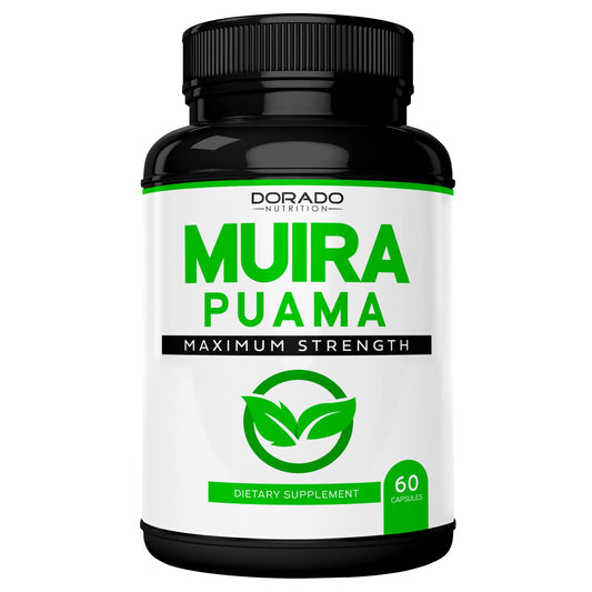 Muira Puama root extract 1000mg bottle - front view