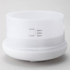 Muji MJ-UAD1 diffuser with light on for night use and mood lighting