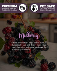 Fragrance notes: essential oils used in Mulberry Natural Candle