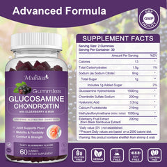 Two-pack bottle front view of Mulittea gummies