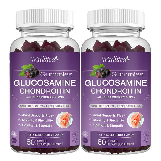 Mulittea Glucosamine Chondroitin Gummies pack front