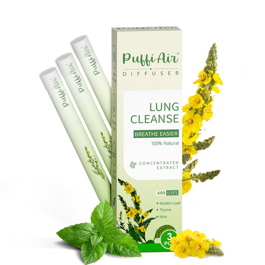Front view of Upgraded Mullein Herbal Diffuser Stick