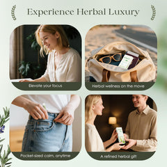 Lifestyle shot of diffuser pen for breath freshening and calm