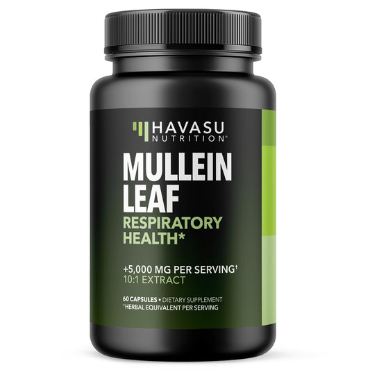 Mullein Leaf Capsules bottle front
