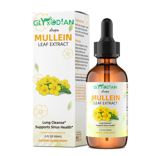Bottle of Mullein Leaf Extract Drops - 1200mg
