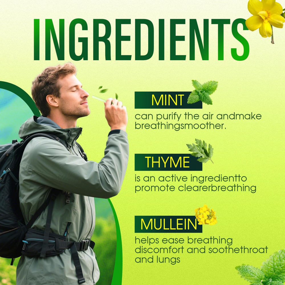 Herbal blend of mullein, thyme and mint